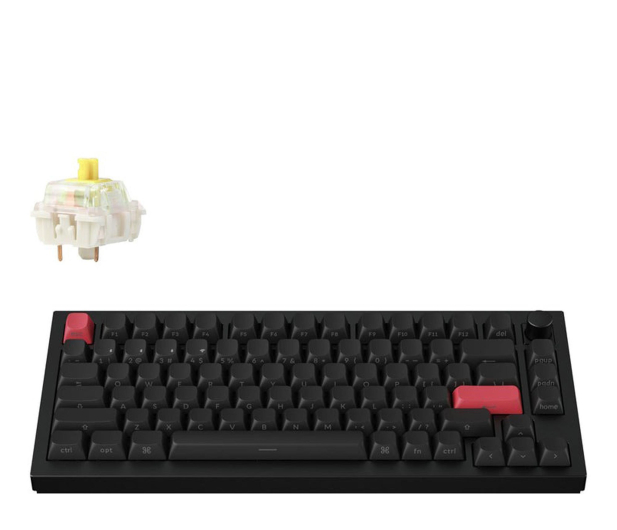 Keychron Q1Max M4S QMK Mechanical Gateron Banana Side-Printed Keycaps - 1507491 - zdjęcie 2